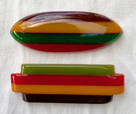 BP241 laminated four color bakelite pin